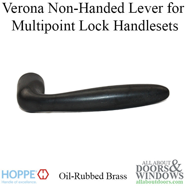 Hoppe Verona Lever Handle – Oil-Rubbed Brass