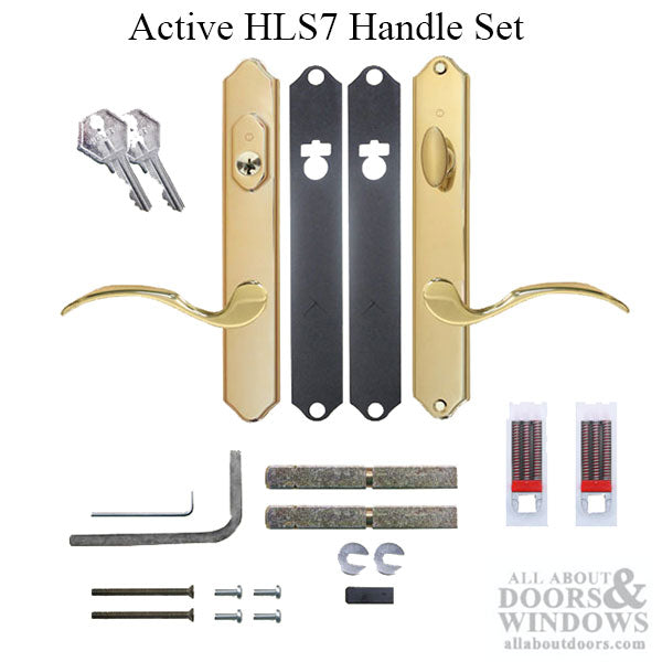 Hoppe Parts Pack for HLS7 Handleset – 1-3/4" Door, Key Above