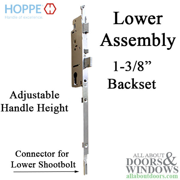 Hoppe Active Shootbolt Gear – 35mm Backset, 25mm Throw