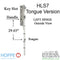 Hoppe HLS7 Tongue Active Gear – 45mm Backset, 92mm PZ, 29.65" Tongue, Left Hand