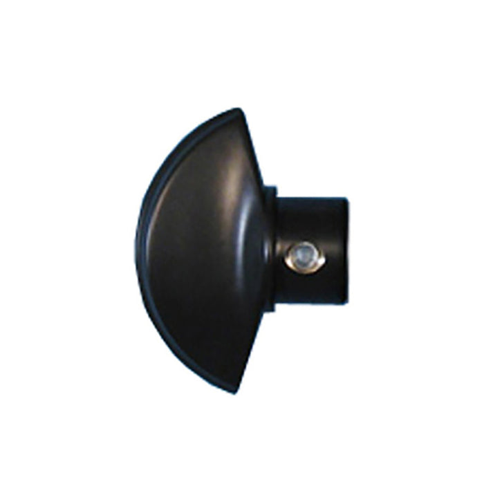 Hoppe Crescent Sliding Door Knob – Matte Black