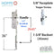 Hoppe Manual Gear Multipoint Lock – 35mm Backset, 92mm PZ, 29.65" Tongue
