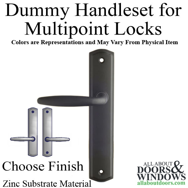 Amesbury 800C Dummy Handleset – 92mm PZ, Zinc