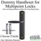 Amesbury 800C Dummy Handleset – 92mm PZ, Zinc