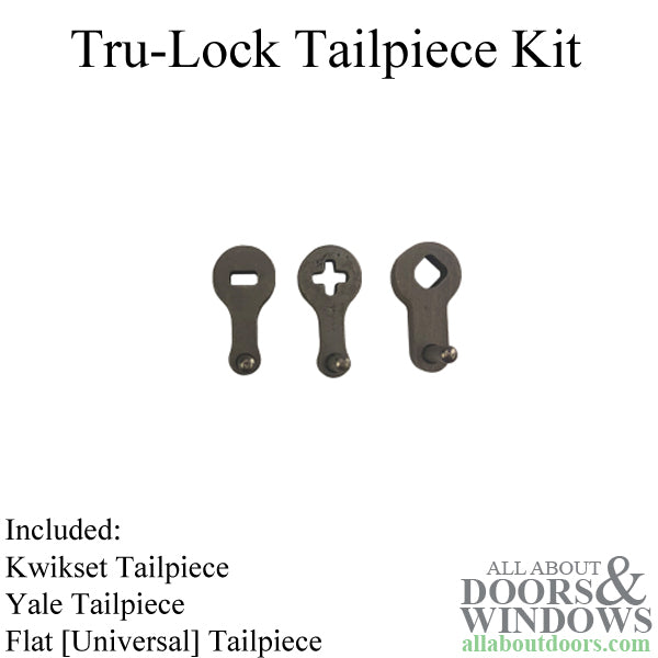 Tru-Lock Deadbolt Tailpiece Kit – 3-Piece Set