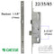 Giesse INOX Multipoint Lock Case – 35mm Backset, 85mm PZ