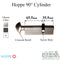 Euro Profile Cylinder – 65.5/35.5mm, 101mm Length, Crescent Knob
