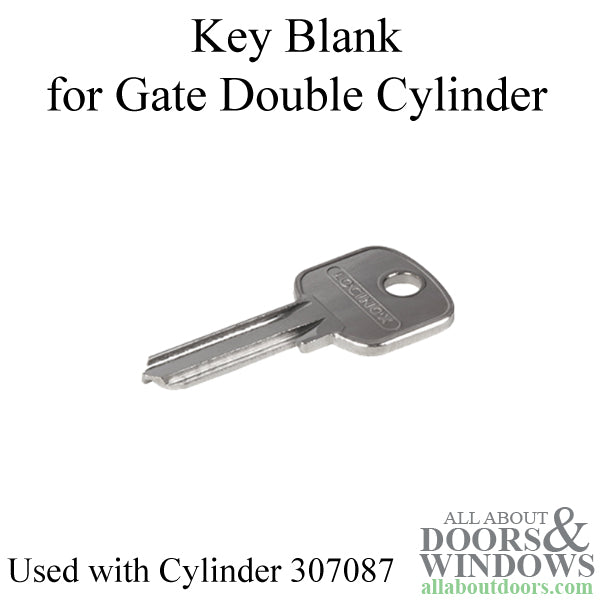 Locinox Key Blank for 4-Pin Euro Profile Cylinder – 54mm