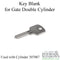 Locinox Key Blank for 4-Pin Euro Profile Cylinder – 54mm