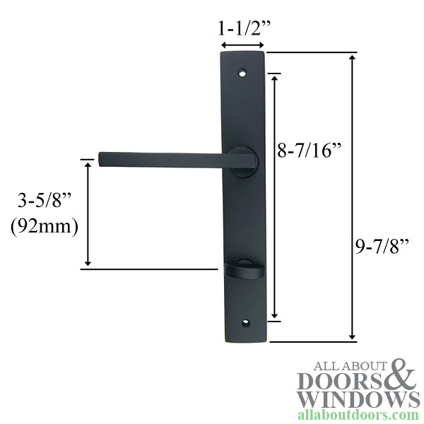 Pella Spiere Passive Multipoint Door Trim – 92mm PZ