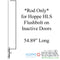 Hoppe HLS Rod for Flush Bolt – 54-7/8" Length, M8 Thread