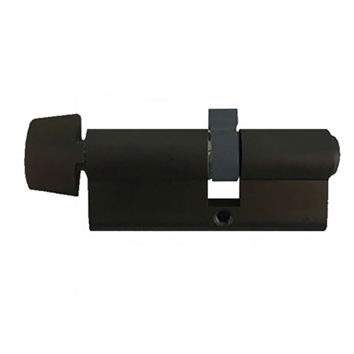 Hoppe Euro Profile Keyed Cylinder with D-Knob – 3" Housing, Schlage SC1 Keyway