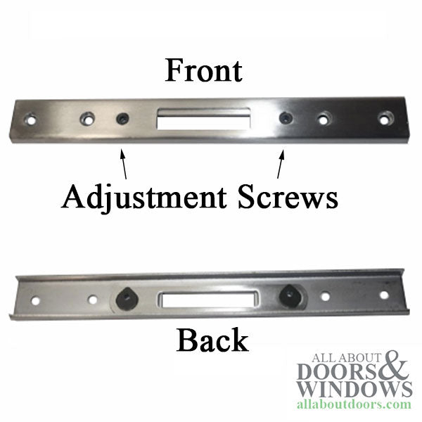 P3000 Raised Strike Plate – Adjustable Width, Stainless Steel