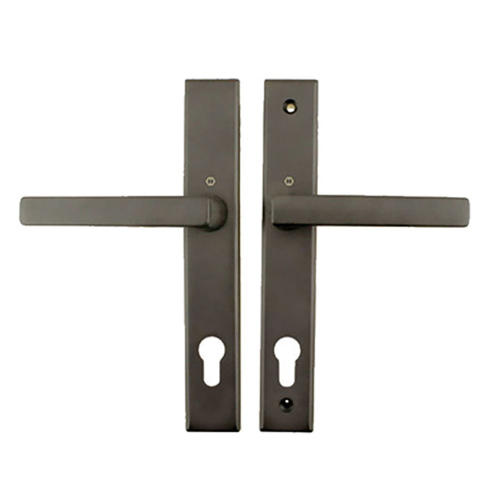 Hoppe Dallas Active Door Trim Set – Rustic Umber