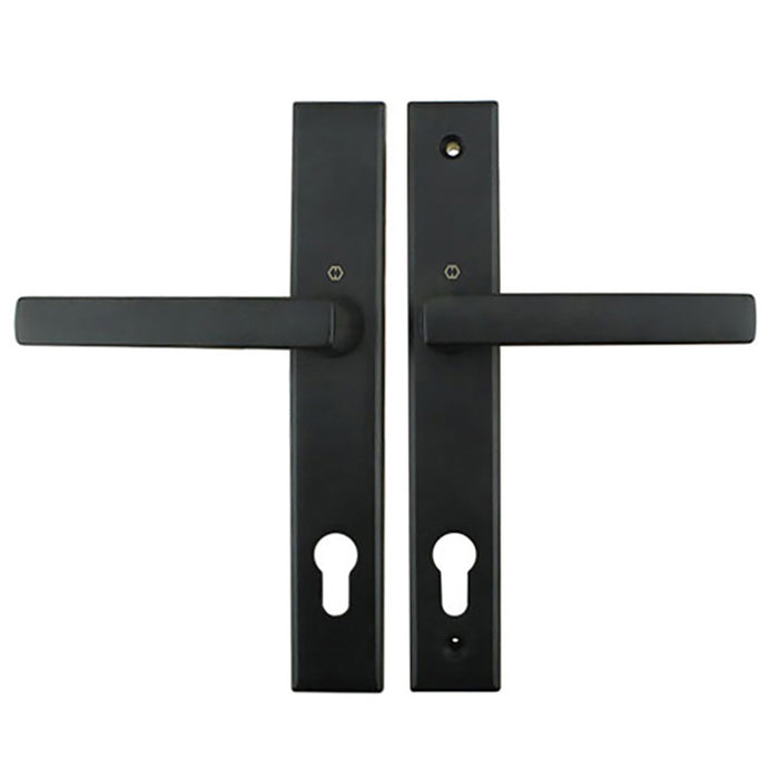 Hoppe Dallas Active Door Trim Set – Matte Black