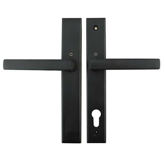 Hoppe Dallas Inactive Door Trim Set – Matte Black