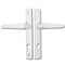 INTERLOCK Lever Compression Handleset – 30mm Backset, 85mm PZ, Satin White