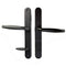 Amesbury 800 Series ADA Lever Handle Set – Active Non-Keyed, Black
