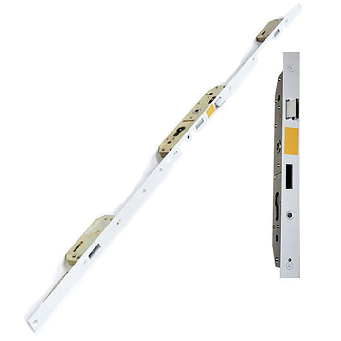 Andersen/Emco Storm Door Multipoint Lock – 27mm Backset, 63mm PZ, Right Hand, White