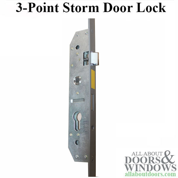 Andersen/Emco Storm Door Multipoint Lock – 27mm Backset, 63mm PZ, Right Hand, White