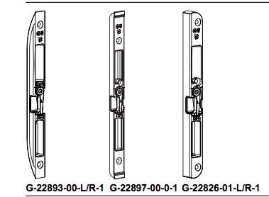 Fercomatic Latch & Deadbolt Strike – Left Hand, Square Ends