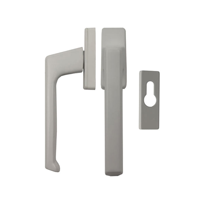 GU/Ferco Balcony Door Handle Set with Rosettes – Profile Cylinder