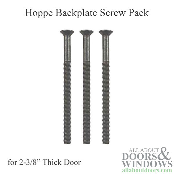 Hoppe Handle Screws – M5 x 70mm, Antique Nickel / Dark Bronze Metallic, 3 Pack