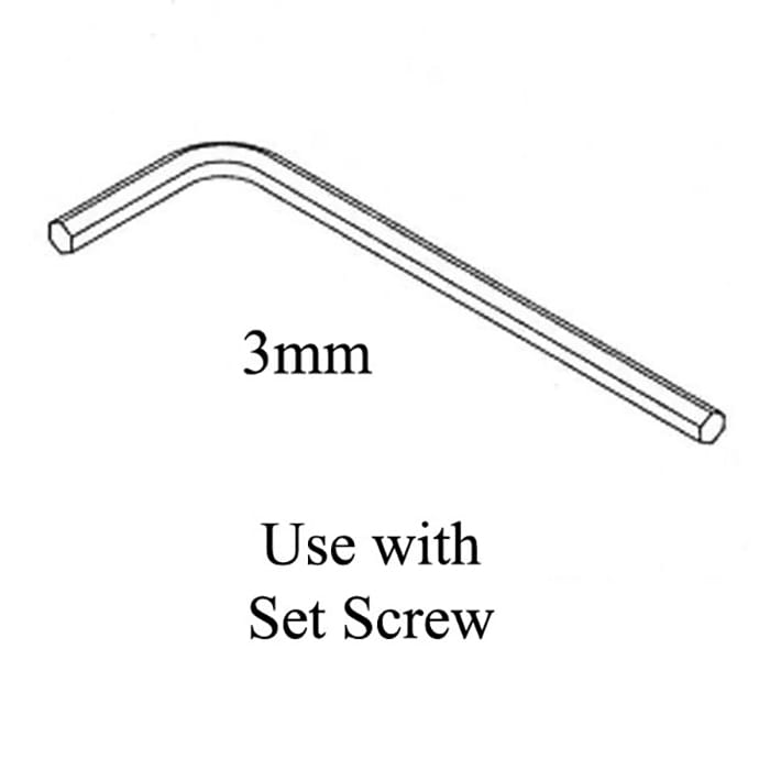 Hoppe 3mm Hex Wrench for Lever Set Screws