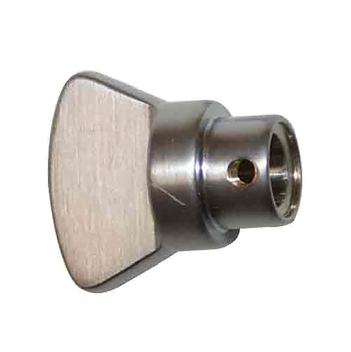 CES Cylinder V-Knob Thumb-Turn – Brushed Chrome