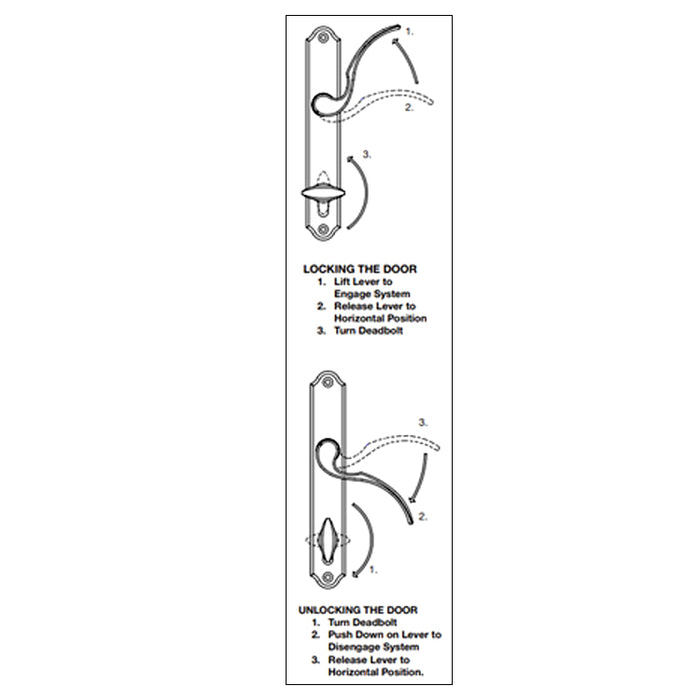 HLS9000 SWD Multipoint Operational Sticker – Right Hand, English