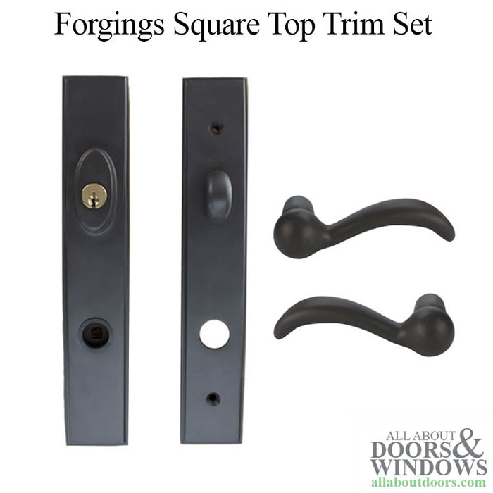 Forgings 10" Square Top Keyed Handleset – Oil Rubbed Bronze