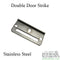 Double Door Strike for Multipoint Locks – 3-1/8" Width, Stainless Steel