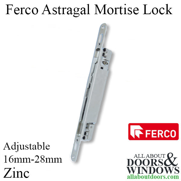 GU Shootbolt Lock for Inactive Doors – 16mm Faceplate, Adjustable Backset