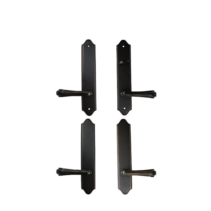 Double Door Handleset for Andersen Multipoint – Concord/Wembley, 105mm PZ, Oil Rubbed Bronze