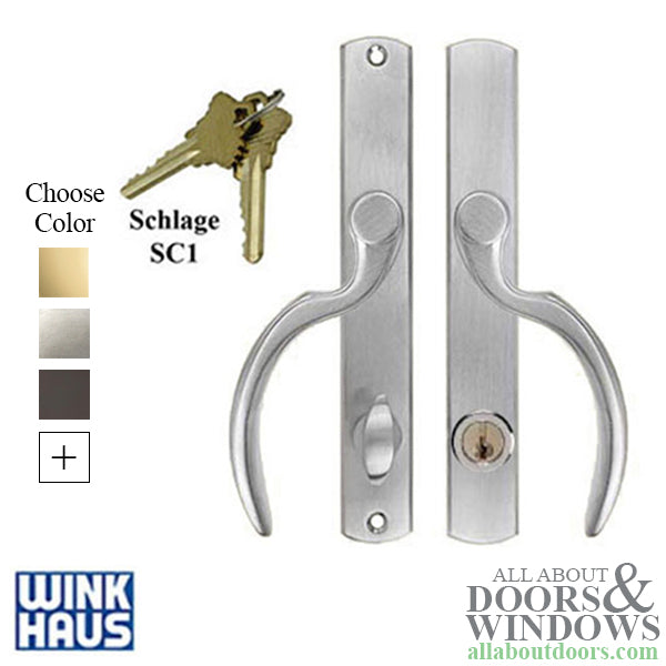 Winkhaus Fontana Keyed Entry Sliding Door Handle Set – Right Hand