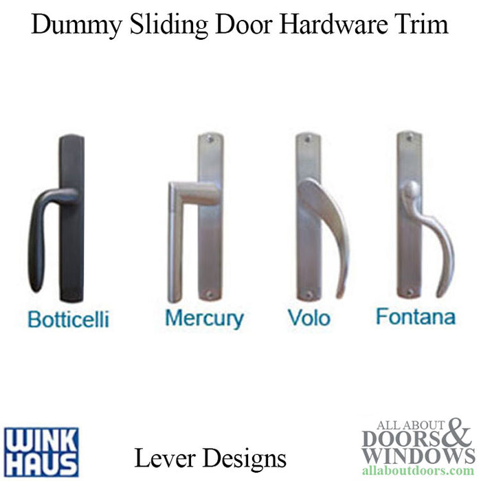 Winkhaus Fontana Dummy Sliding Door Handle – Right Hand