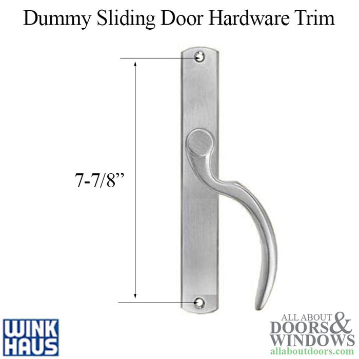 Winkhaus Fontana Dummy Sliding Door Handle – Right Hand