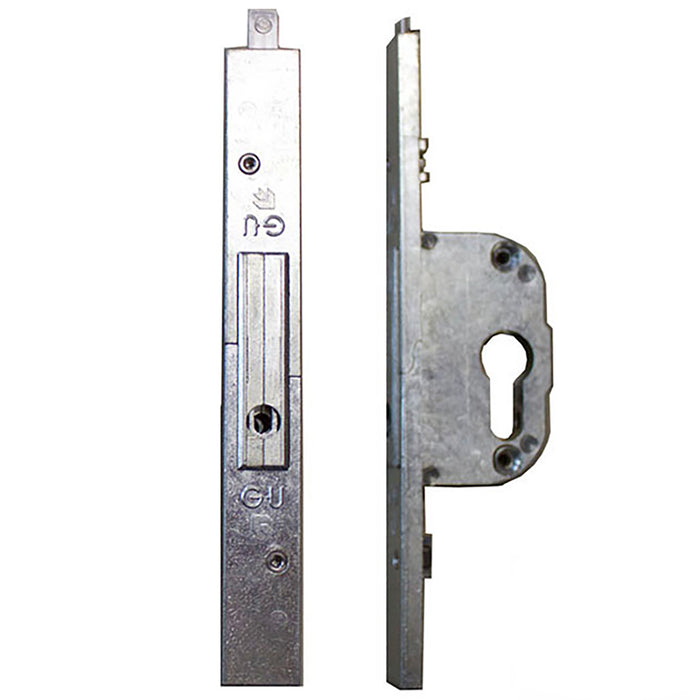 G-U Terrace Door Lock with Euro Profile Cylinder Bore – 40mm Backset