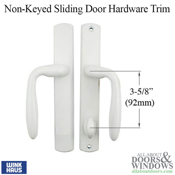 WinkHaus Botticelli Non-Keyed Sliding Door Handle Trim