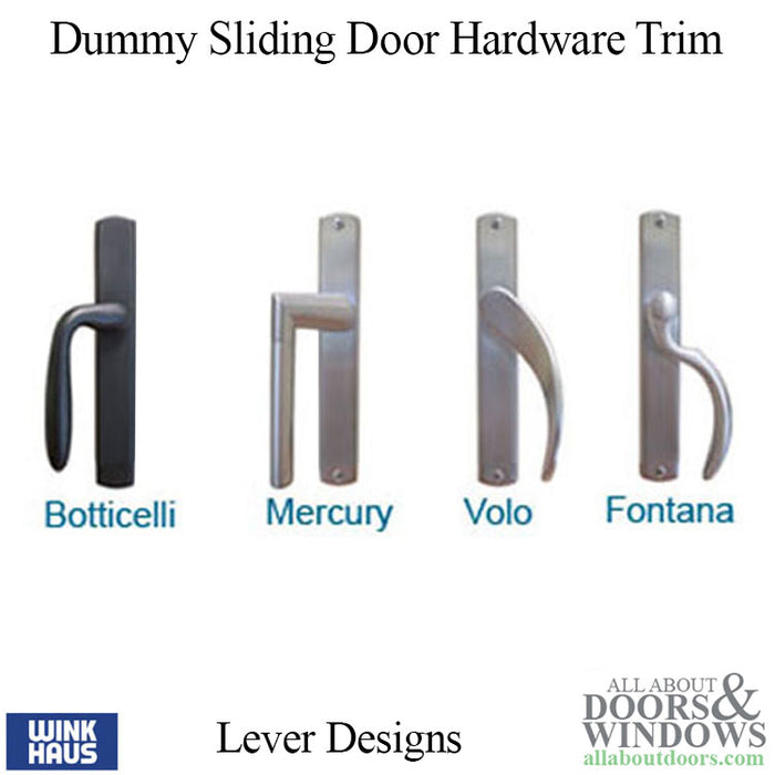 WinkHaus Botticelli Dummy Sliding Door Handle Trim