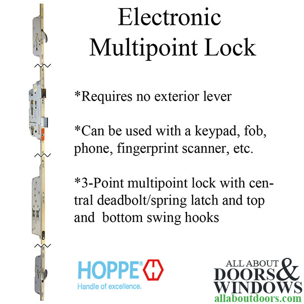 FUHR Multitronic Active Electronic Multipoint Lock – 35mm Backset