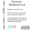 FUHR Multitronic Active Electronic Multipoint Lock – 35mm Backset