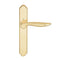 Hoppe Toronto Inactive Handle Set – Non-Keyed with Thumb-Turn, Resista Brass