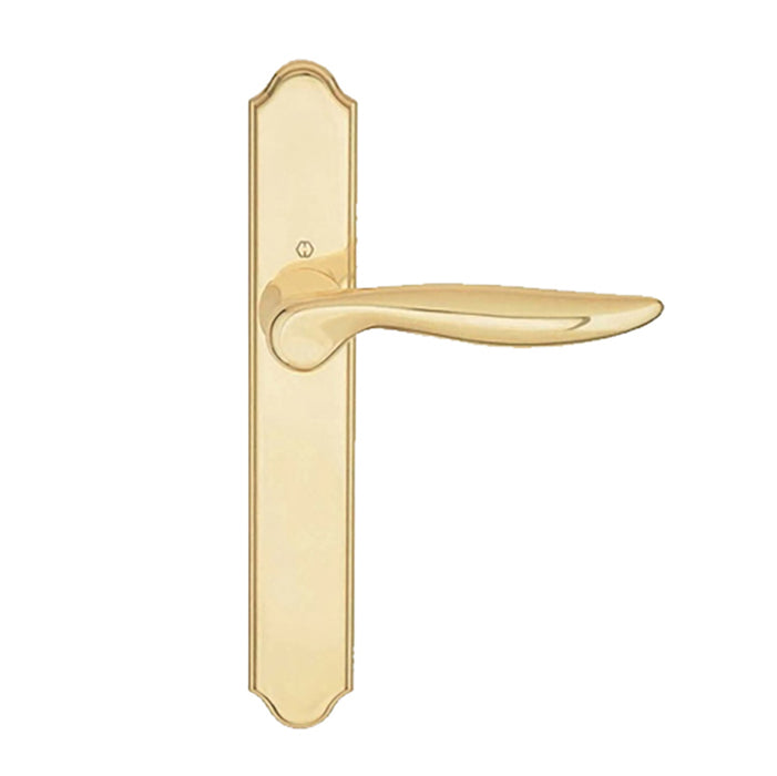 Hoppe Toronto Inactive Handle Set – Non-Keyed with Thumb-Turn, Resista Brass