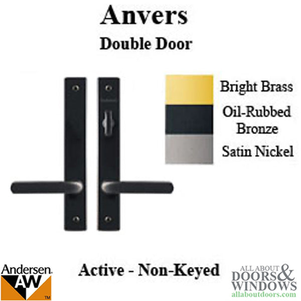 Andersen Anvers Active Double Door Handle Set – Oil Rubbed Bronze