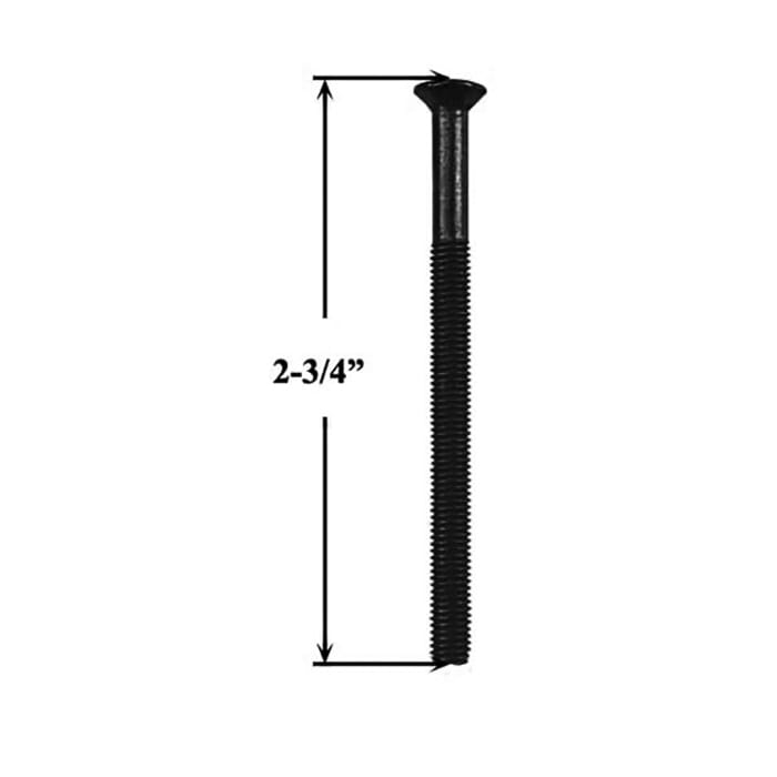 Hoppe Backplate Screw Pack – M5 x 70mm, Black, for 2-3/8" Doors