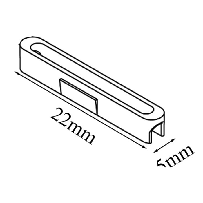 Hoppe Plastic Cylinder Cap for Euro Profile Locks