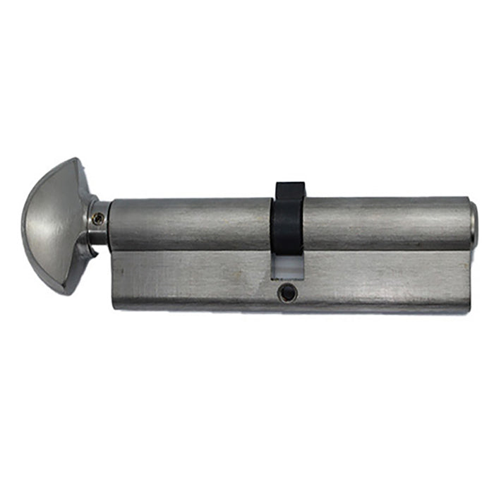 Hoppe Crescent Knob Euro Profile Cylinder – 55.5/55.5mm, Satin Nickel