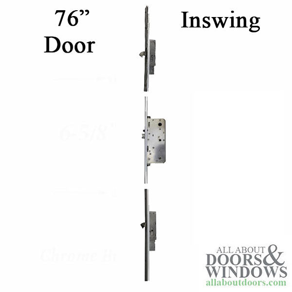 Neuma Multipoint Lock for 76" In-Swing Doors – 60mm Backset, 133mm PZ