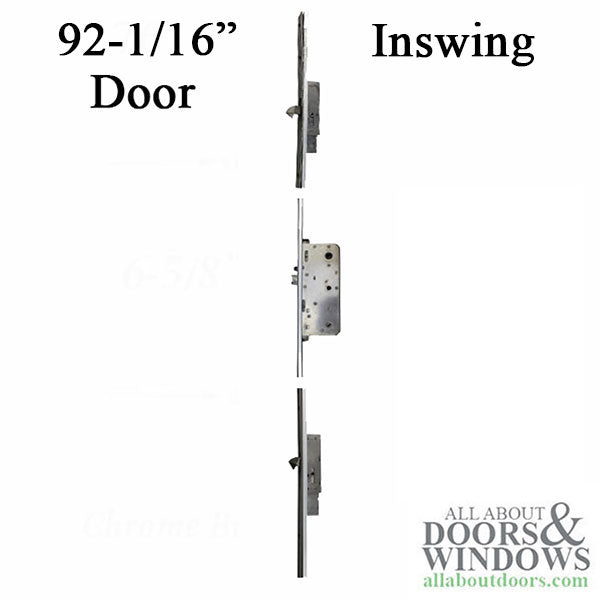 Neuma Multipoint Lock for In-Swing Doors – 60mm Backset, 133mm PZ, 24mm Faceplate